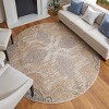 Celene Traditional Medallion Silver/Tan/Gray Area Rug - 2 of 4