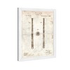15" x 21" Baseball Bat 1885 Parchment Sports and Teams Framed Art Print - Wynwood Studio: Modern Wall Decor, Vertical Digital Art - 2 of 4