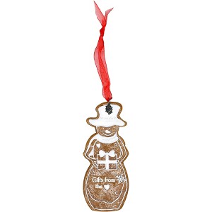 Pavilion Gift Company - From the Heart - 4" Snowman Ornament - Decorative Objects - 1 of 4