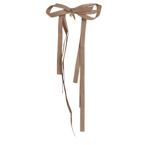 Unique Bargains Women's Ribbon Bow Ponytail Buckle Hair Clip 1 Pc - 1 of 4