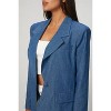 Women's DOWNTOWN INDIGO BLAZER - WE WORE WHAT - 4 of 4