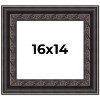 PosterPalooza | 3.5" Wide Ornate Black Picture Frame - UV Acrylic, Backing Board, Hanging Hardware Included - 2 of 4