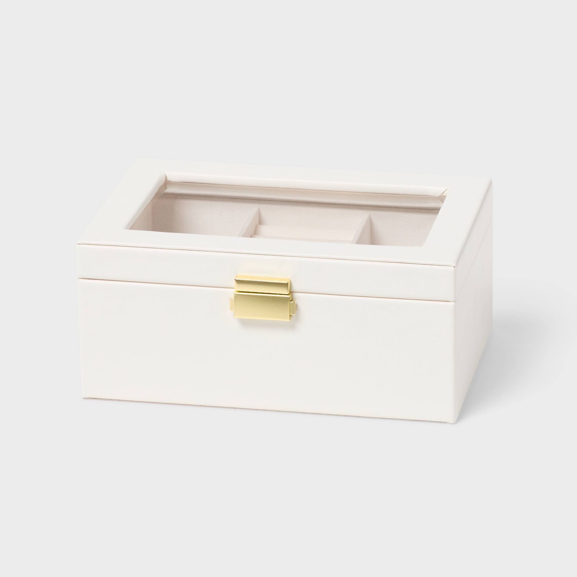 Jewerly Box with Removable Tray Cream - Brightroom™