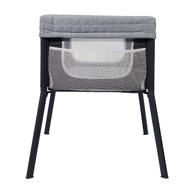 Gray Lightweight Breathable Polyester Baby Bassinet