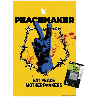 Trends International DC Studios Peacemaker: Season 2 (2025) - Eat Peace Motherf*#kers Unframed Wall Poster Prints