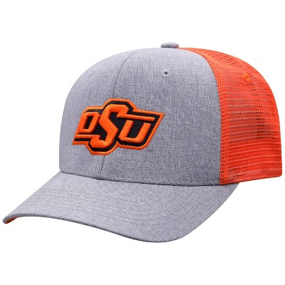 NCAA Oklahoma State Cowboys Men's Gray Chambray with Hard Mesh Snapback Hat