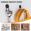 Phiestina Heavy-Duty Metal Garden Hose Rack with Wall-Mounted Storage - 4 of 4
