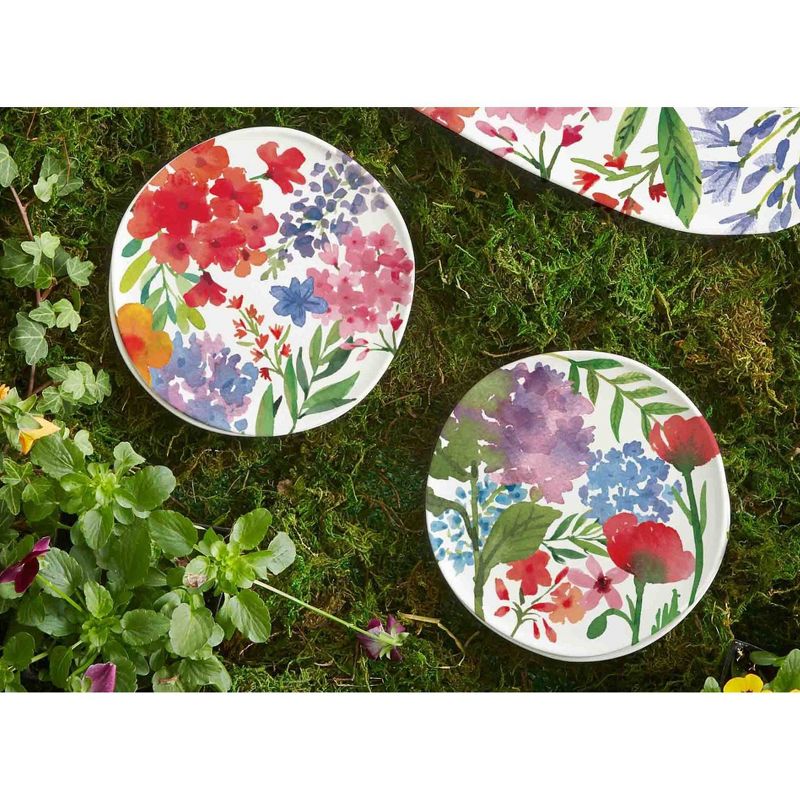 Set of 4 Nature&#39;s Table Floral Dinner Plates Appetizer - Rosanna, 3 of 5