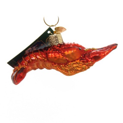 Old World Christmas 1.5" Craw Fish Ornament  -  Tree Ornaments