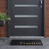 1'6"x2'6"/18"x30" Hello Doormat Black - Project 62™ - image 3 of 3