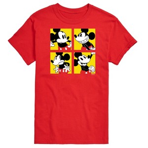 Men's - Disney - Mickey Face Animation Short Sleeve Graphic T-Shirt - 1 of 4