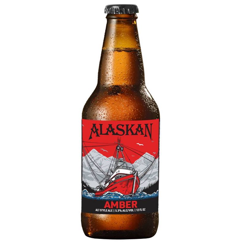 Alaskan Amber Alt Style Ale Beer - 6pk/12 fl oz Bottles, 4 of 6