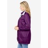 Woman Within Fleece Nylon Reversible Jacket - 4 of 4