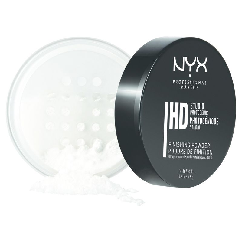 NYX Professional Makeup HD Studio Finishing Loose Powder - Translucent - 0.21oz, 3 of 8