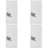 Saro Lifestyle Table Napkins With Embroidered Lavender Design (Set of 4) - 2 of 4