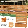 DoCred Air Conditioner Fence, 2-Panel Wood Privacy Screens with Planter Box, No-Dig Outdoor AC or Trash Can Enclosure – 36"W x 45"H - 4 of 4