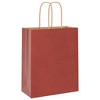 vidaXL Paper Bags 50 pcs with Handles Red 7.1x3.1x8.7" - 3 of 4