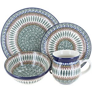 Blue Rose Polish Pottery Ceramika Artystyczna Dinnerware (4 PC) - 1 of 1