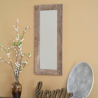 Ashwood Rectangular Wall Mirror with Distressed Frame