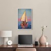 Art Remedy Contemplating at High Seas Beach Life Inspired Wall Art Framed - 2 of 4