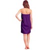 TowelSoft WomenÃs Premium Terry Cotton Spa Wrap-Purple, One Size - 2 of 4