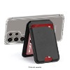 SaharaCase Venture Wallet Case for Galaxy S25 Ultra Shock Absorbing Clear/Scorpion Black (CP00774) - 2 of 4