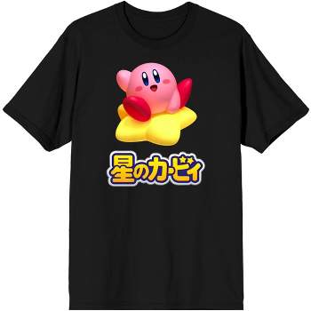 Kirby Kanji Men's Black T-Shirt