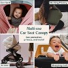 Simka Rose 6-in-1 Nursing Cover & Baby Carseat Cover, Natural - 4 of 4