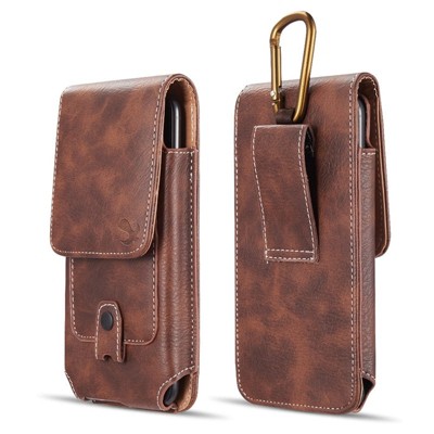 LUXMO Large Vertical Universal Pouch - Brown