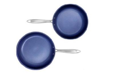 Recalled Granitestone Diamond Pro Blue Stainless 10” & 11.5” Saute Pans