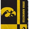 NCAA Iowa Hawkeyes Reverse Block Double Sided Ultra Cozy Blanket - 2 of 3