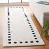 Metro MET913 Hand Tufted Indoor Runner Rug - Ivory/Black - 2'3"x8' - Safavieh - 2 of 4