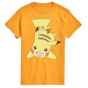 Men's - Pokémon - Pika Red Cheeks Short Sleeve Graphic T-Shirt - 1 of 3