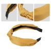 Unique Bargains Women's Satin Knotted Headband Hairband 1.2" Wide - 4 of 4