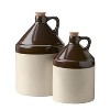 Ohio Stoneware Authentic Half Gallon Jug Natural Brown with Food Safe Glaze - 4 of 4