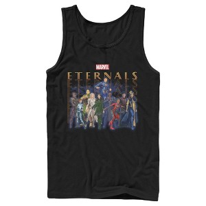 Men's Marvel Eternals Group Repeating Tank Top - 1 of 4