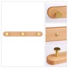 REGALWOVEN Entryway Bedroom Metal Wood Wall-mounted Hat Coat Rack 11.8x1.6in 1 Pc - 3 of 4