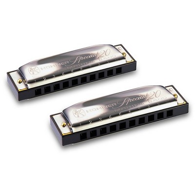 Hohner Progressive Series 560 Special 20 Harmonica (2-Pack) Bb