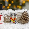 Ornativity Christmas Mini Cat Ornament - Grey - 4 of 4
