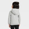 Toddler Girls' Zip-Up Fleece Hoodie - Cat & Jack™ - 2 of 3