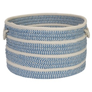 Colonial Mills Poppy Baskets Mix Basket, 14 by 10-Inch, Blue Ice Banded - 1 of 1