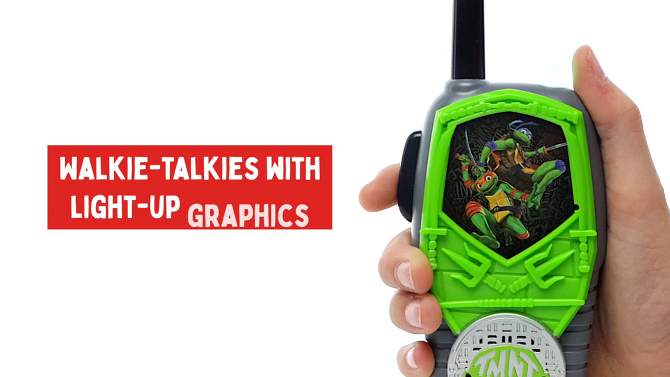 Teenage Mutant Ninja Turtles Walkie-Talkies, 2 of 5, play video