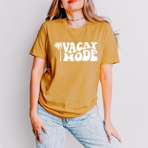 Simply Sage Market Vacay Mode Palm Tree Short Sleeve Tee - 1 of 4