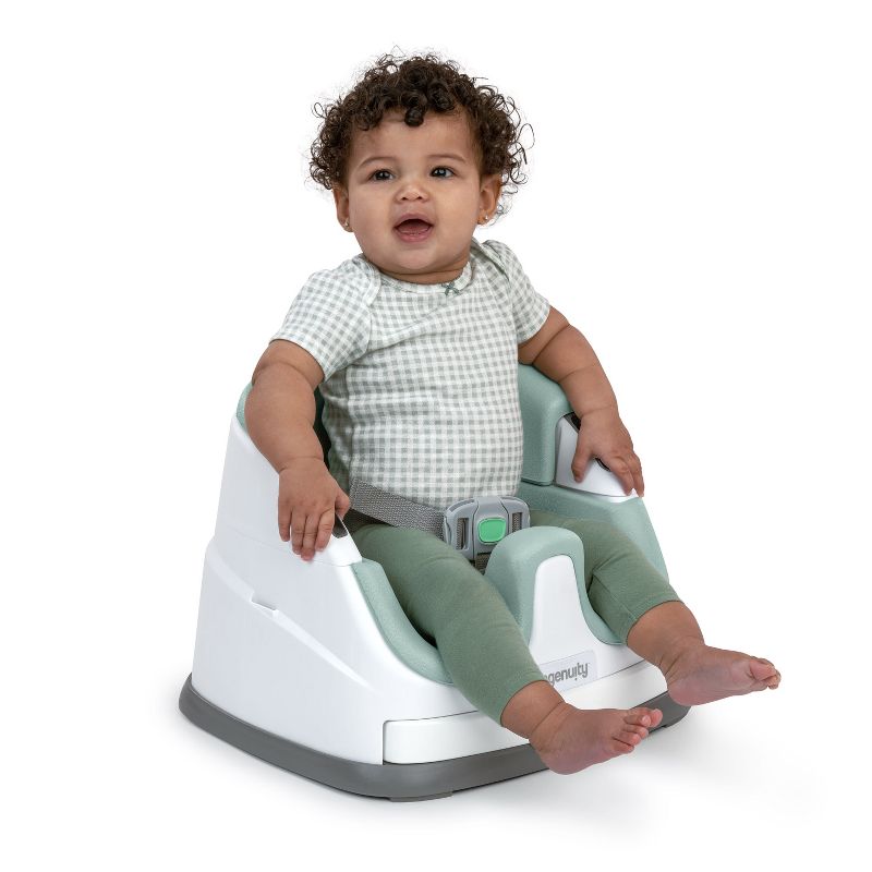 Ingenuity Baby Base 2-in-1 Booster Feeding and Floor Seat with Self-Storing Tray, 4 of 20