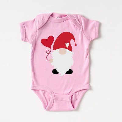 The Juniper Shop Balloon Heart Gnome Baby Onesie