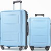 2 PCS Expanable Luggage Set, Hardside Spinner Suitcase with TSA Lock-ModernLuxe - 2 of 4