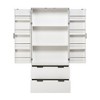 ACEPANO 71.65 in. H Modern Freestanding Kitchen Pantry Cabinet with 2 Large Drawers & 8-Door Spice Rack-White - 4 of 4