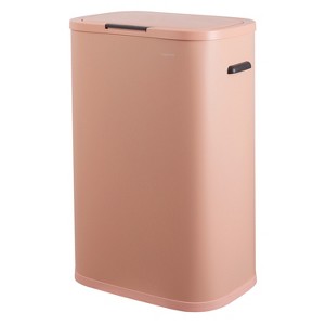 happimess Tammi Kitchen 14.5-Gallon Slim Metal Push Button Trash Can - 1 of 4