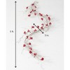 Sullivans 5' Berry & Birch Twig Artificial Garland, Brown - 3 of 4