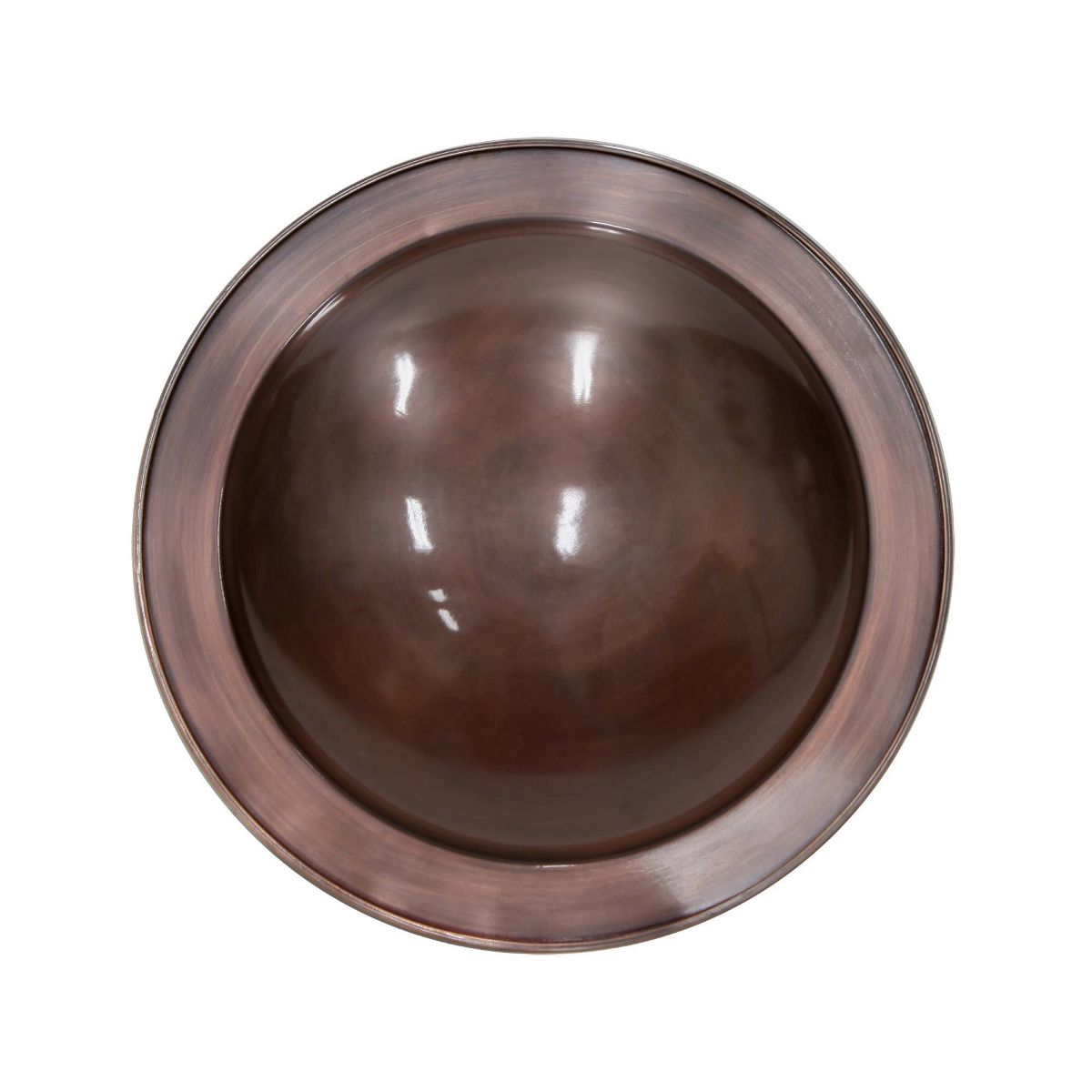 Achla Designs 18" Classic Metal Birdbath - Copper - thumbnail 4